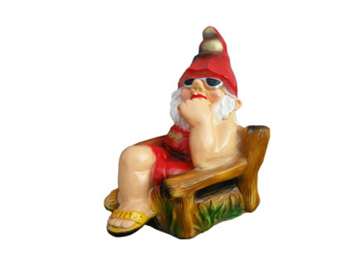 Décoration de maison de jardin Figure Statue Sculptures Figurines décoratives Nain Artisanat K13